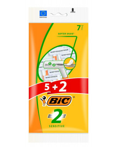 Bic 2 Pouch 5+2 Shaver - Carton