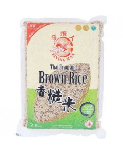 Flying Man Jasmine Brown Rice - Carton