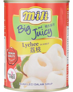 Mili Lychees In Light Syrup - Carton