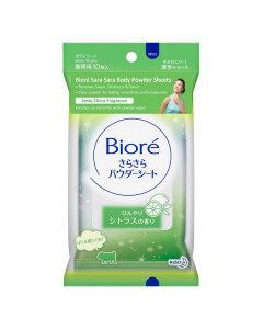 Biore Sara Powder Citrus Sheet 10s - Carton