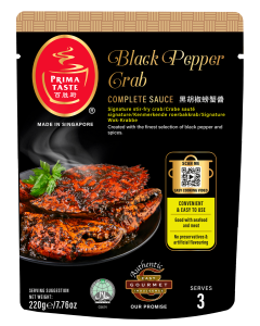 Prima Taste BLACK PEPPER CRAB COMPLETE SAUCE - Carton