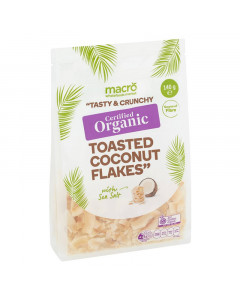 Macro Organic Toast Coconut Flakes - Case