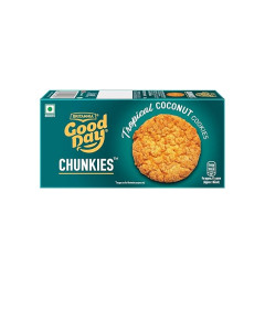 BRITANNIA GOOD DAY CHUNKIES COCONUT COOKIES 100GM - Carton