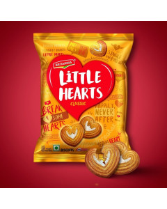 BRITANNIA LITTLE HEARTS 75GMX80 - Carton