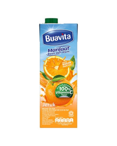 Export BUAVITA ORANGE Real Fruit Juice - 24X245ML