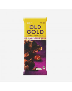 Cadbury Old Gold Old Jamaica Rum 'N' Raisin Dark Chocolate Block - Carton