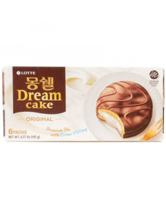 Lotte Moncher Cream Cake 6P - Carton
