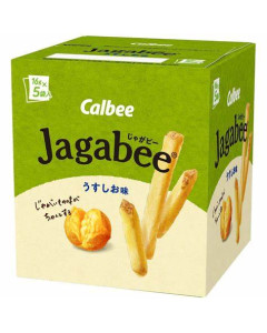 Calbee Jagabee Light taste box 16g x 5 - Carton (Expiry :  31-Aug-25)