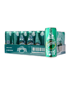 PERRIER SPARKLING MINERAL WATER REGULAR CAN - Case