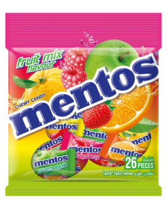 EXPORT MENTOS CANDY ROLL FRUIT -29GR X 14 X 18-Carton