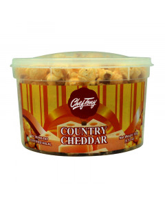 Chef Tony's Gourmet Popcorn Country Cheddar Regular Tub - Case