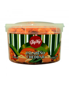 Chef Tony's Gourmet Popcorn Jalapeno Cheddar Regular Tub - Case