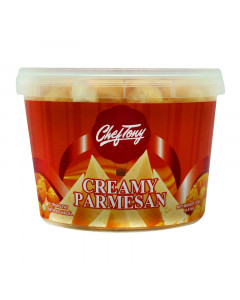 Chef Tony's Gourmet Popcorn Creamy Parmesan Small Tub - Case