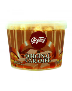 Chef Tony's Gourmet Popcorn Original Caramel Small Tub - Case