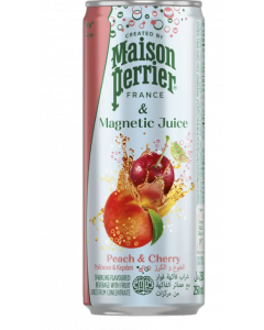 Maison Perrier Magnetic Juice Sparkling - Peach & Cherry - Carton