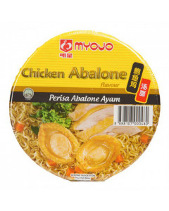 Myojo Chicken Abalone Bowl Noodles - Carton