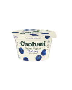 Chobani Fat Free Greek Yoghurt Blueberry - Carton