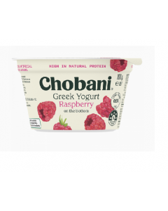 Chobani Raspberry Greek Yogurt 0% - Carton