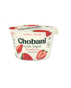 Chobani Fat Free Greek Yoghurt Strawberry - Carton