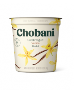 Chobani Yoghurt Vanilla  - Carton