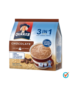 Quaker 3-in-1 Chocolate - Carton