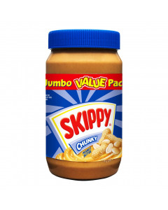 Skippy Regular Chunky Peanut Butter - Case