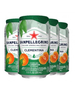 San Pellegrino Clementina Can - Carton