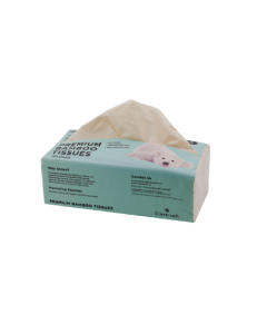 Cloversoft 3 Ply Unbleached Bamboo Facial Tissue (4x130 sheets) - Carton