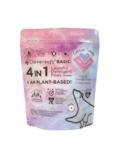 Cloversoft 4 in 1 Anti Dust Mite Basic Laundry Pods (Cotton Candy) - Carton