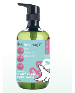 Cloversoft Body Wash 750ml (Lavender, Rosemary and Orange) - Carton