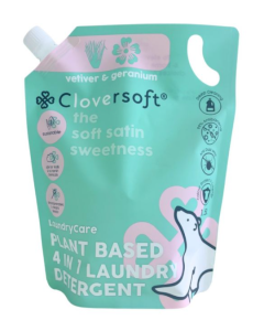 Cloversoft Plant-Based 4 in 1 Laundry Detergent Refill Pack (Vetiver & Geranium) - Carton