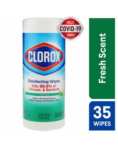 Clorox Disinfecting Wipes 35s - Fresh Scent - Case