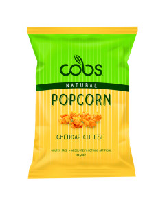 Cobs Natural Popcorn Cheddar Cheese - Case