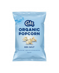 Cobs Organic Popcorn Sea Salt - Case