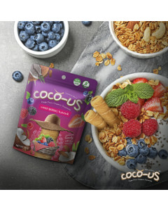 Coco-Us Coconut Rolls - Mixed Berries - Case
