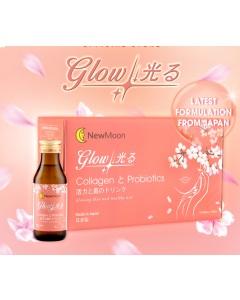 New Moon GLOW Collagen and Probiotics Drink - Carton