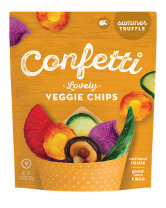 Confetti Lovely Vegetable Chips, Summer Truffle - Case