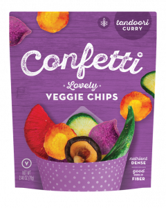 Confetti Lovely Vegetable Chips, Tandoori Curry - Case