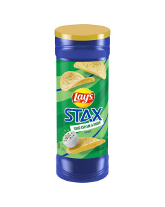 Lay' s Stax Sour Cream and Onion Potato Chips - Carton