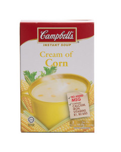Campbell's Cream of Corn Instant Soup - Carton (Buy 10 Cartons, Get 1 Carton Free)