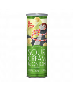 Omypop Popcorn Sour Cream & Onion - Carton