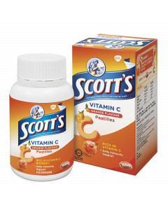 Scott's Vitamin C Orange Pastilles - Carton