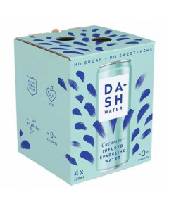 Dash Sparkling Water Cucumber - Carton