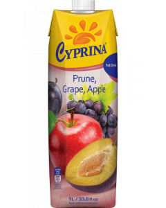 Cyprina Prune with Grape & Apple Juice - Carton