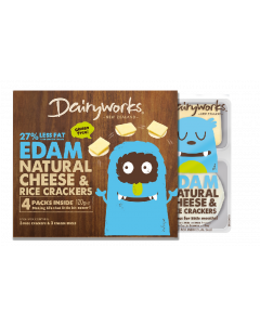  Dairyworks Edam Cheese & Crackers - Carton