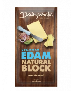 Dairyworks Edam Block Cheese - Carton