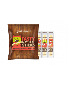 Dairyworks Tasty Natural Cheese Sticks - Carton