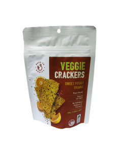 Back To Back Veggie Crackers Sweet Potato Orange - Case