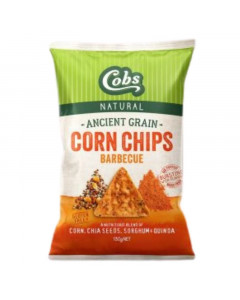 Cobs Ancient Grain Corn Chips Barbecue - Case
