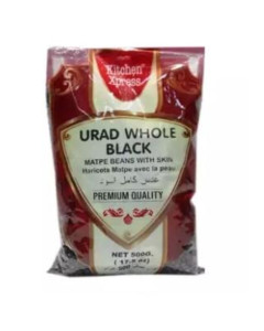 Kitchen Xpress Black Urid Whole 40X500G-Carton